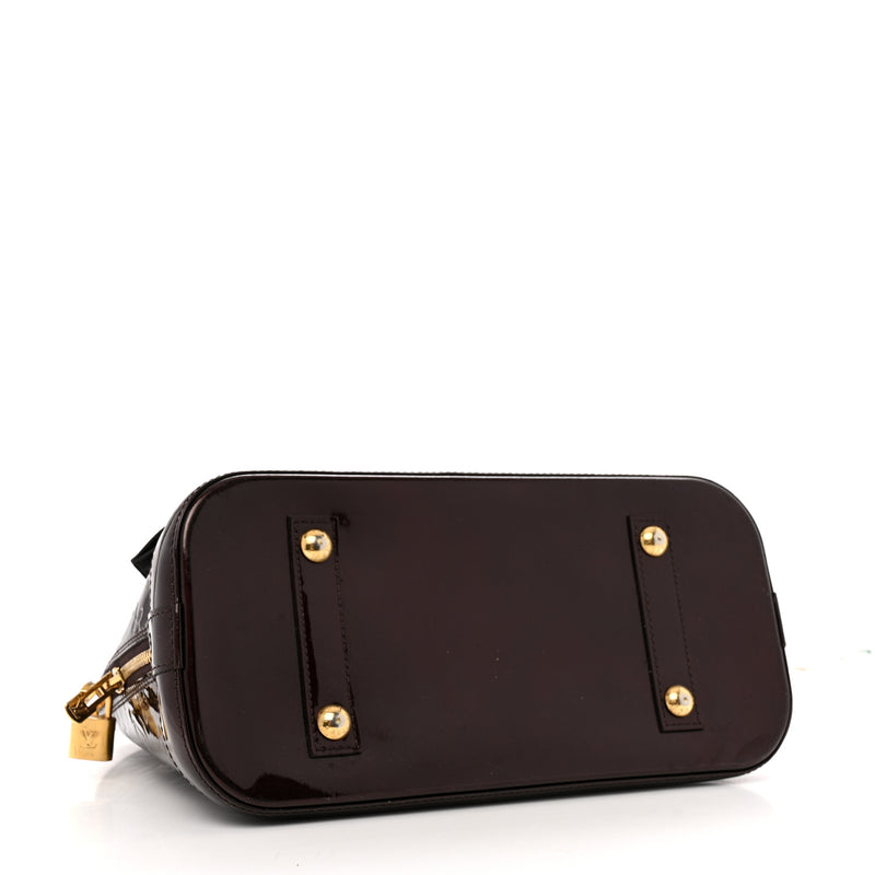 Louis Vuitton Vernis Alma Pm Amarante