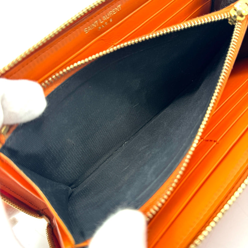 Saint Laurent Long Wallet Round Zip