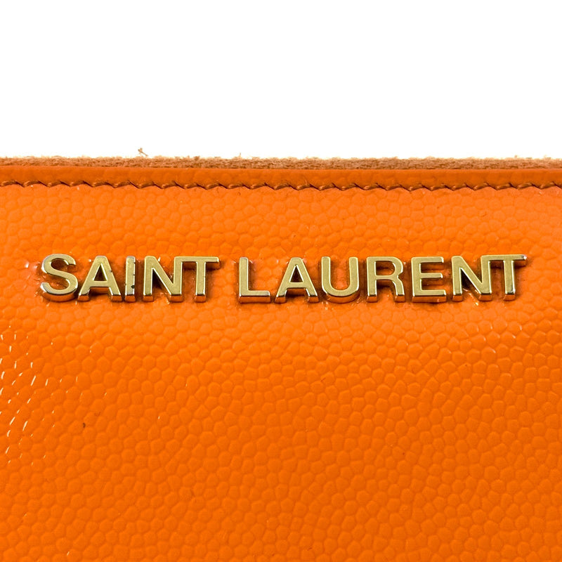 Saint Laurent Long Wallet Round Zip