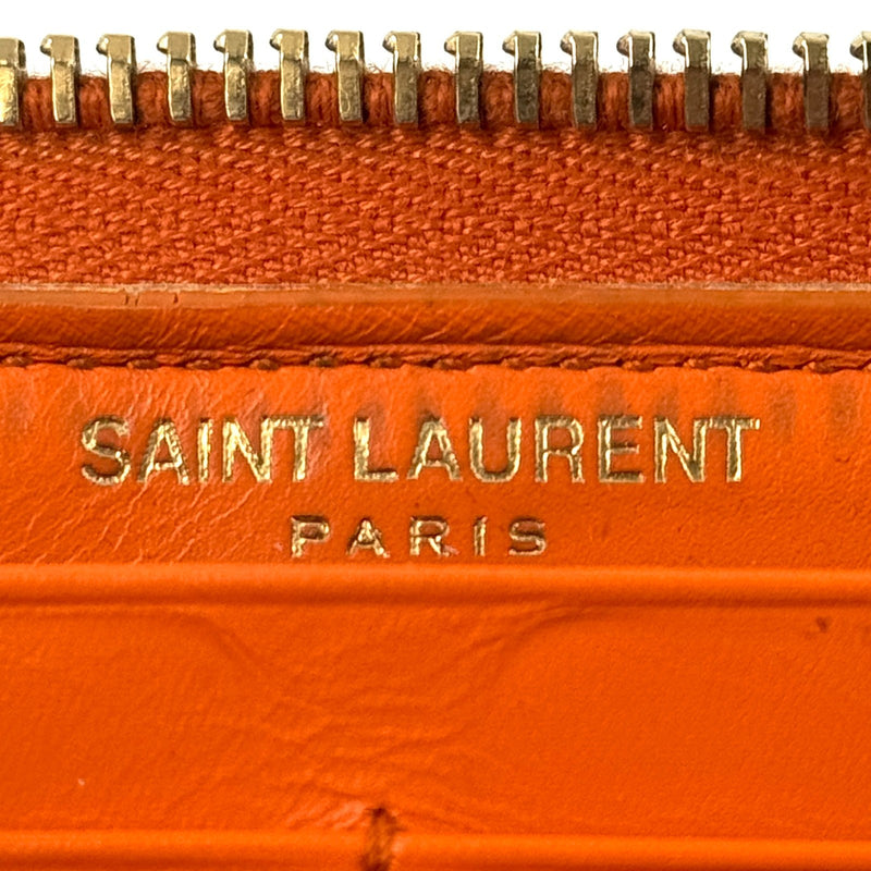 Saint Laurent Long Wallet Round Zip