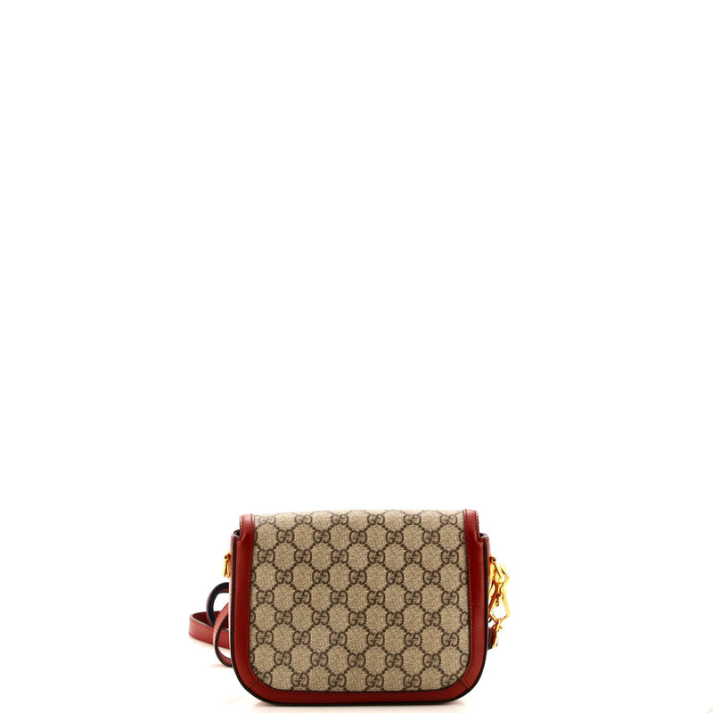Gucci Horsebit Shoulder Bag Gg Coated