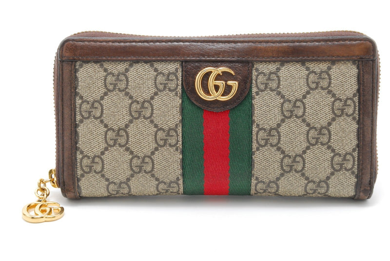 Gucci Ophidia Sherry Web Wallet