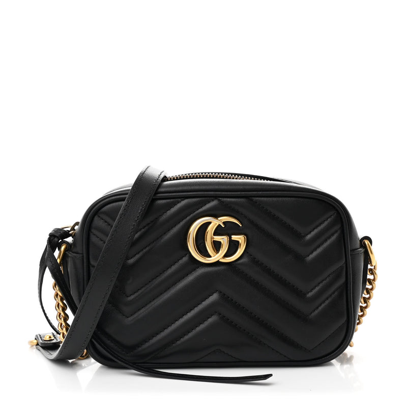 Gucci Calfskin Matelasse Mini Gg Marmont