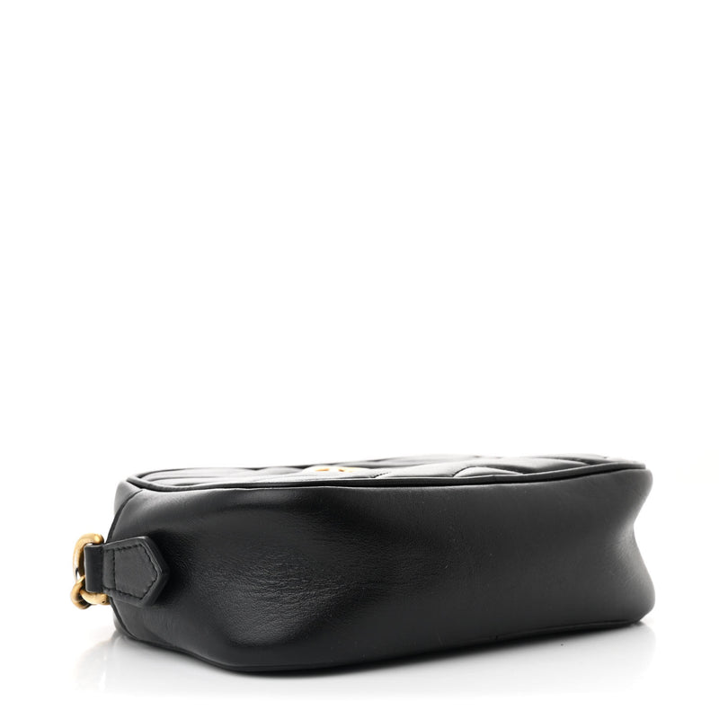 Gucci Calfskin Matelasse Mini Gg Marmont