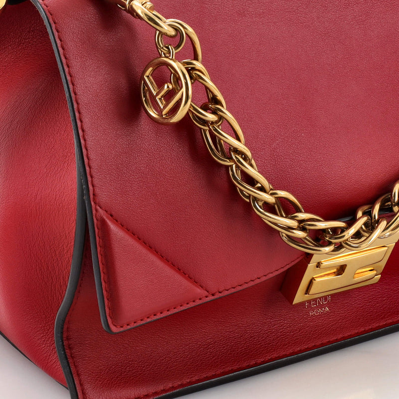 Fendi Kan U Shoulder Bag Leather Medium