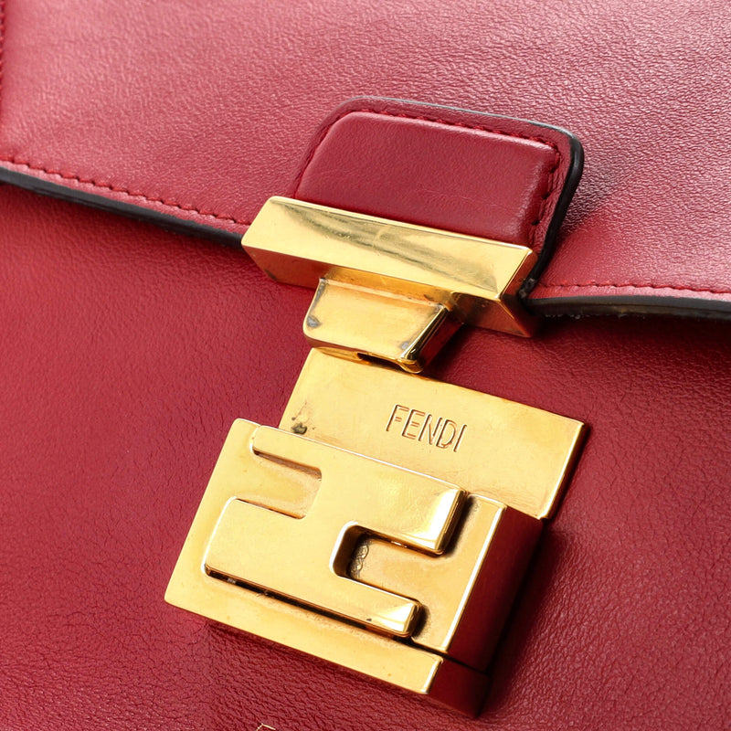 Fendi Kan U Shoulder Bag Leather Medium