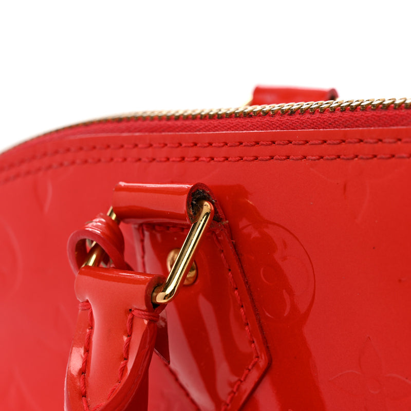 Louis Vuitton Vernis Alma Mm Rouge