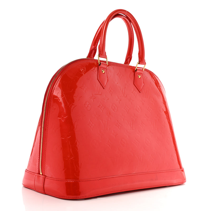 Louis Vuitton Vernis Alma Mm Rouge