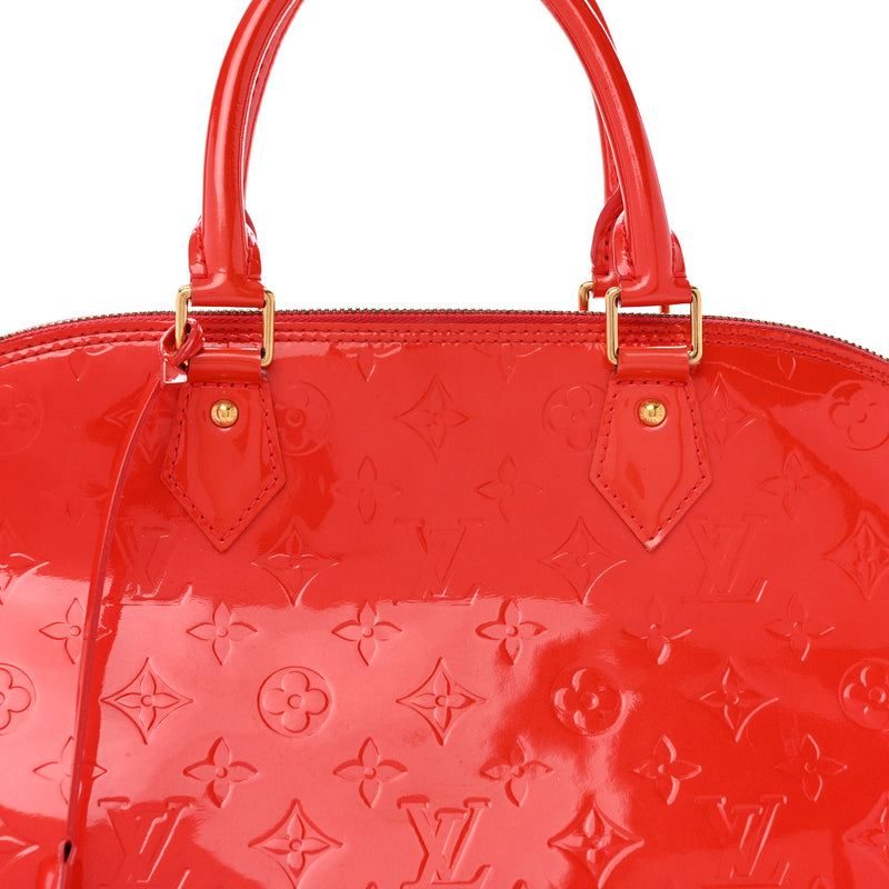 Louis Vuitton Vernis Alma Mm Rouge