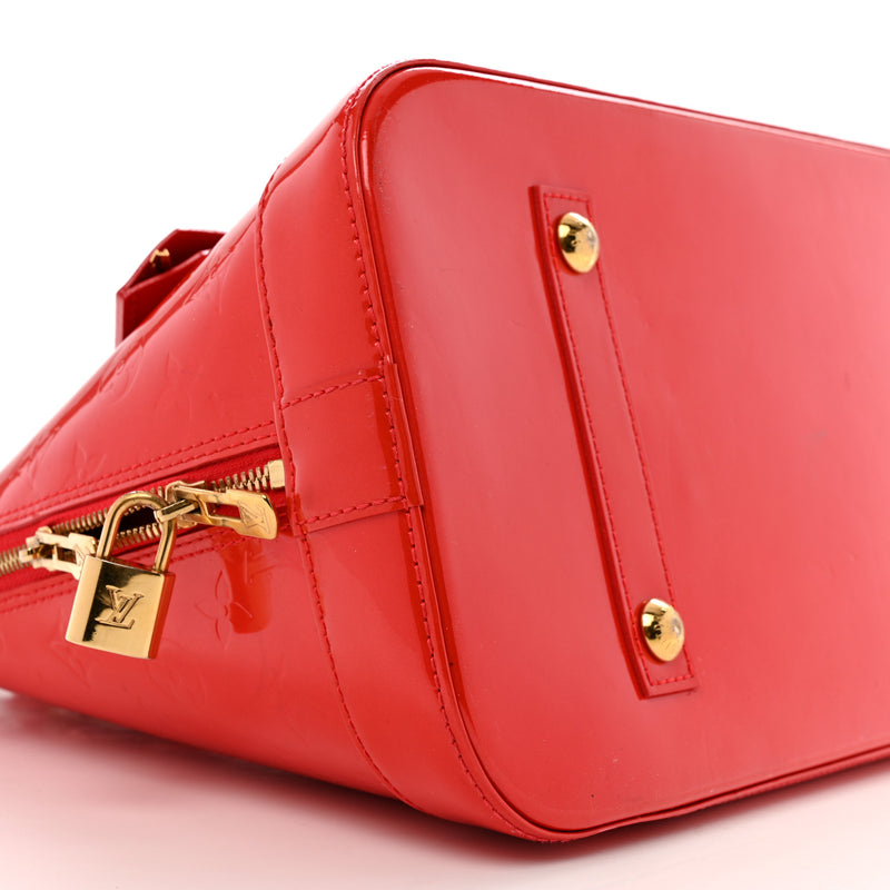 Louis Vuitton Vernis Alma Mm Rouge