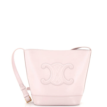Celine Cuir Triomphe Bucket Bag Leather