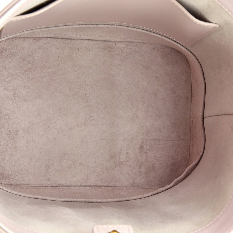 Celine Cuir Triomphe Bucket Bag Leather