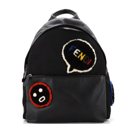 Fendi Front Pocket Backpack Nylon With