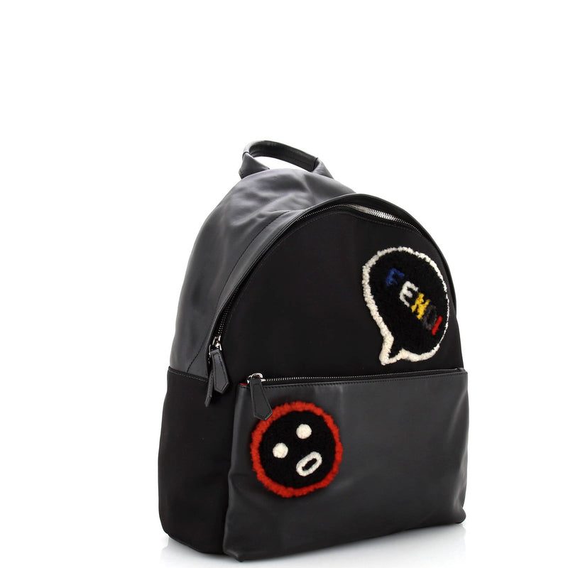 Fendi Front Pocket Backpack Nylon With