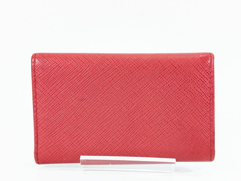 Prada Saffiano Ribbon Key Case Purse