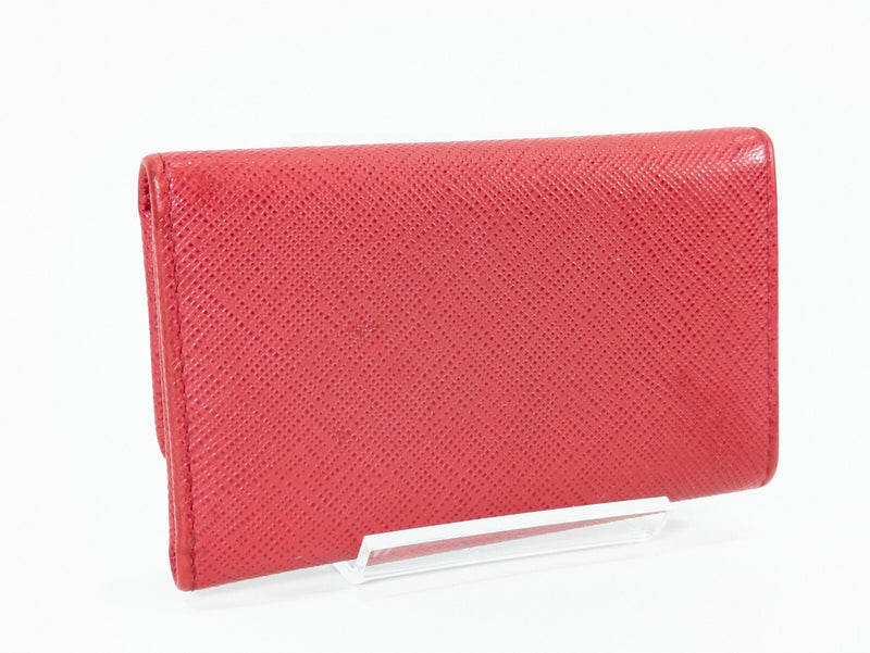 Prada Saffiano Ribbon Key Case Purse