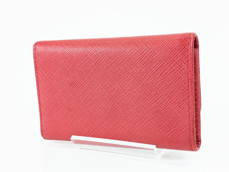 Prada Saffiano Ribbon Key Case Purse