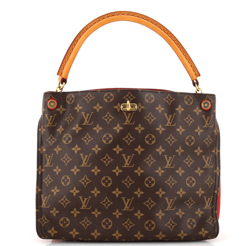 Louis Vuitton Gaia Handbag Canvas