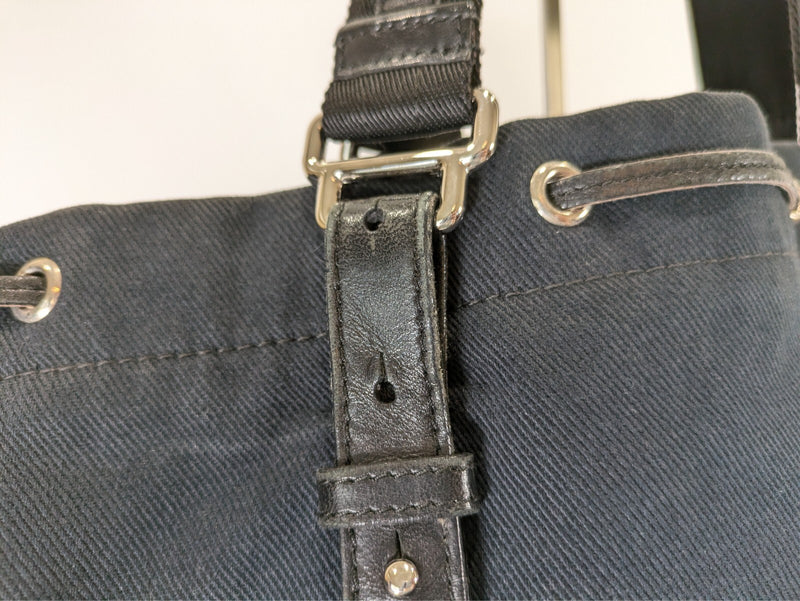 Yves Saint Laurent Logo Tote Bag Canvas