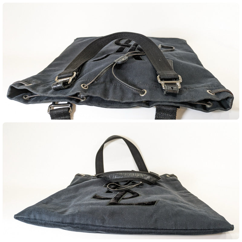 Yves Saint Laurent Logo Tote Bag Canvas