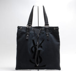 Yves Saint Laurent Logo Tote Bag Canvas