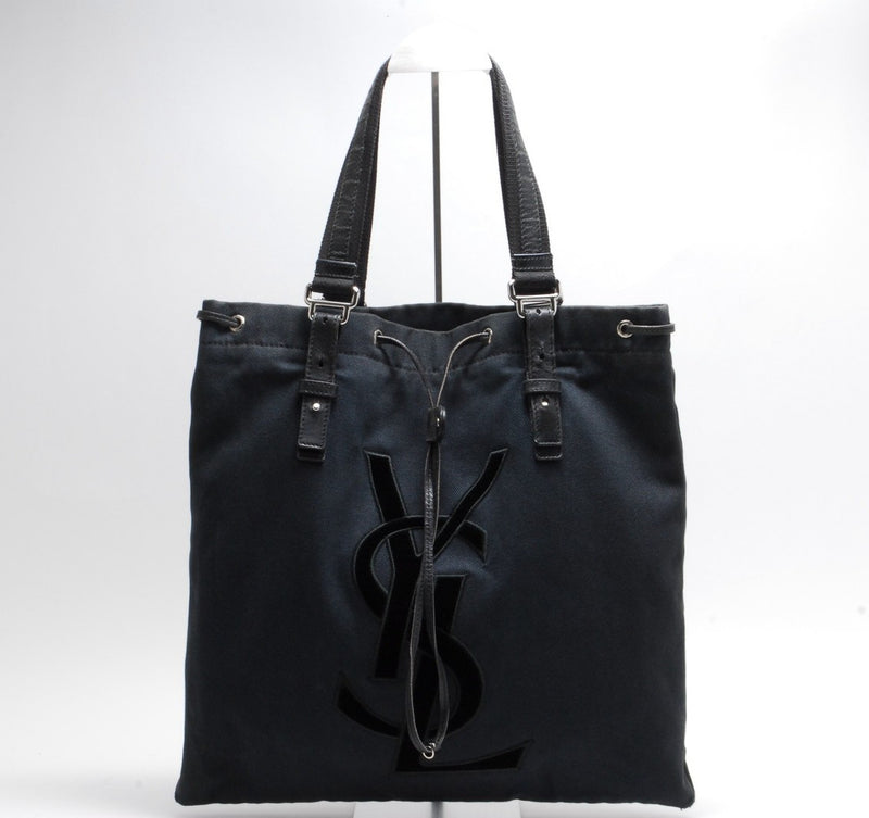 Yves Saint Laurent Logo Tote Bag Canvas