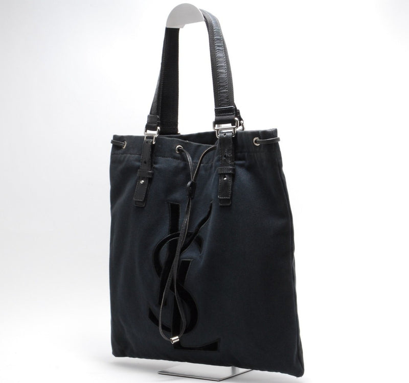Yves Saint Laurent Logo Tote Bag Canvas