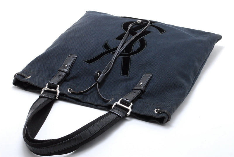 Yves Saint Laurent Logo Tote Bag Canvas