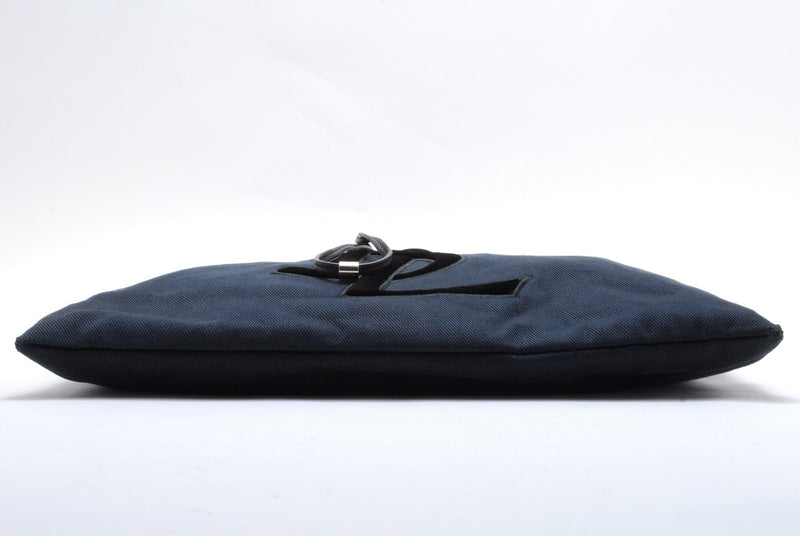 Yves Saint Laurent Logo Tote Bag Canvas