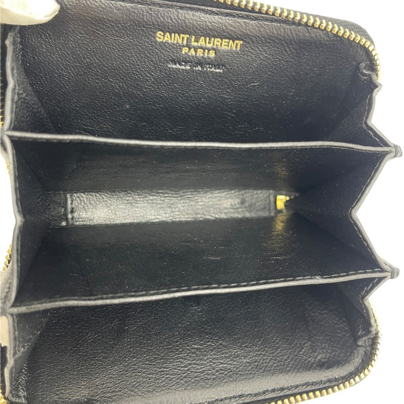 Ysl Saint Laurent Coin Purse Black