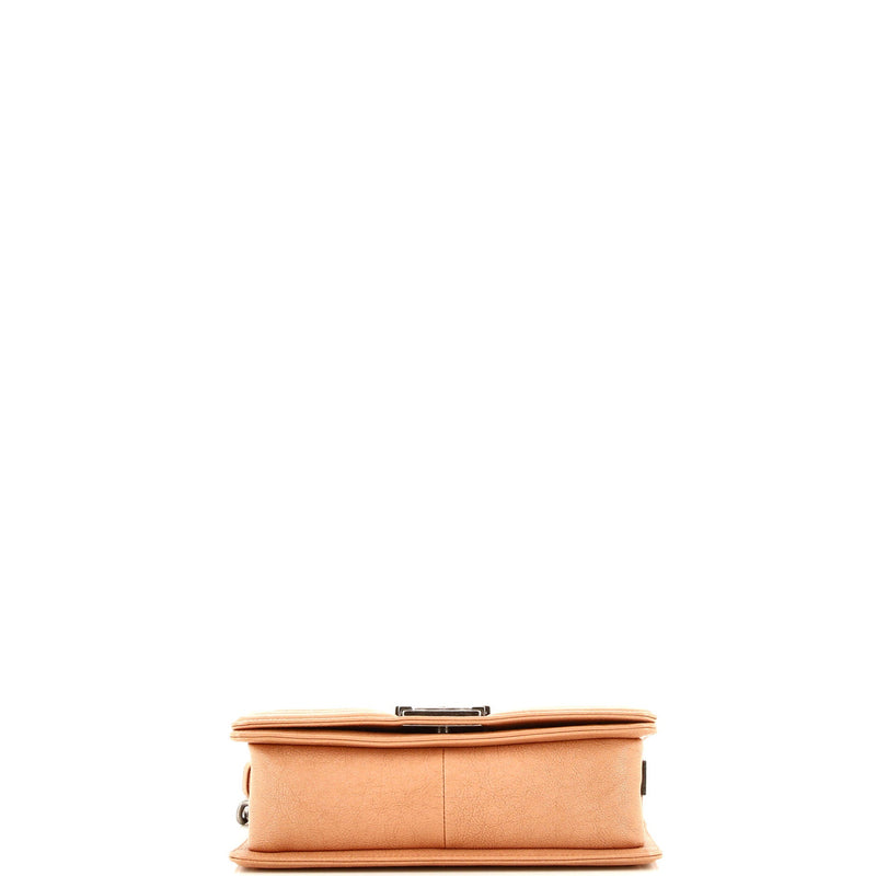 Chanel Boy Flap Bag Quilted Caviar Old