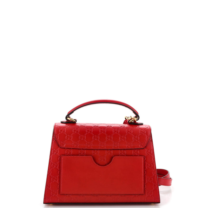 Padlock Top Handle Bag Guccissima