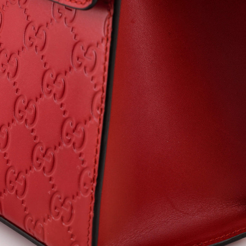 Padlock Top Handle Bag Guccissima