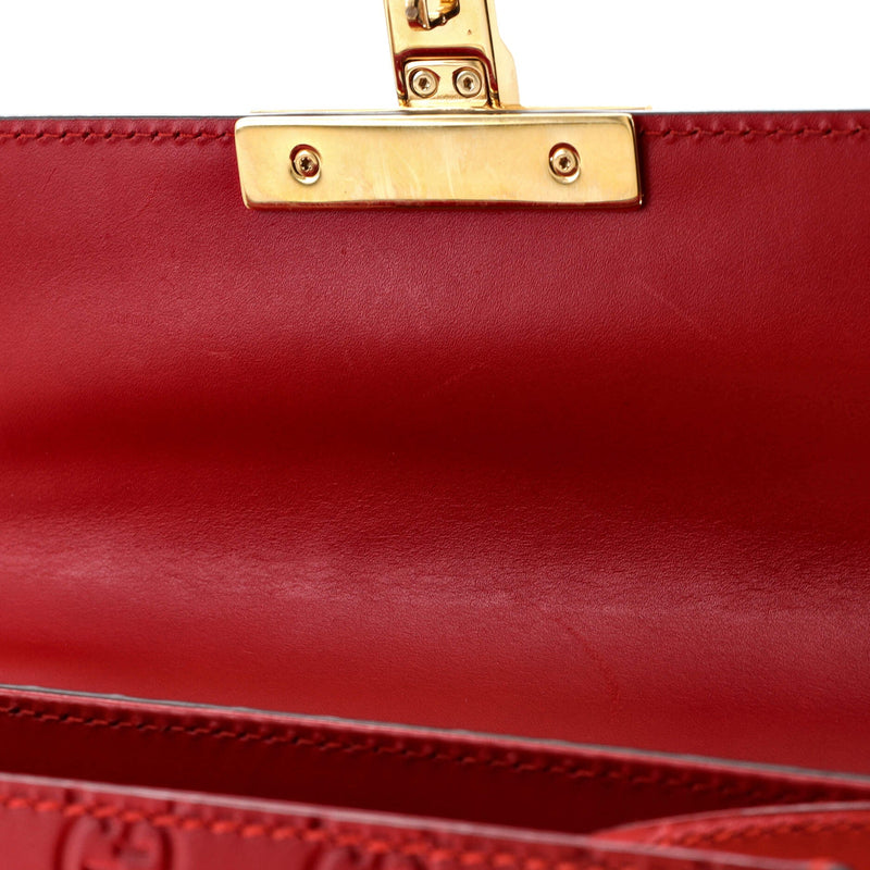 Padlock Top Handle Bag Guccissima