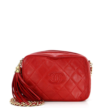 Chanel Vintage Diamond Cc Camera Bag