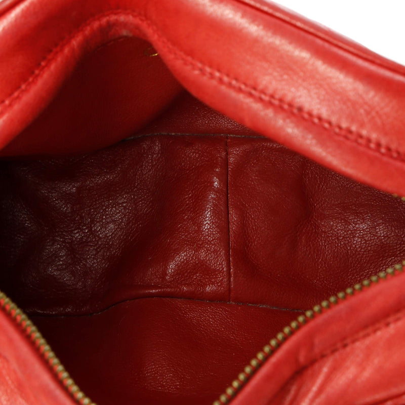 Chanel Vintage Diamond Cc Camera Bag