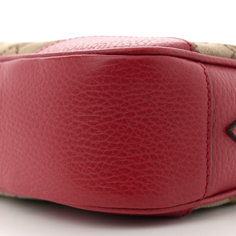 Gucci Mini Bree Messenger Bag Red