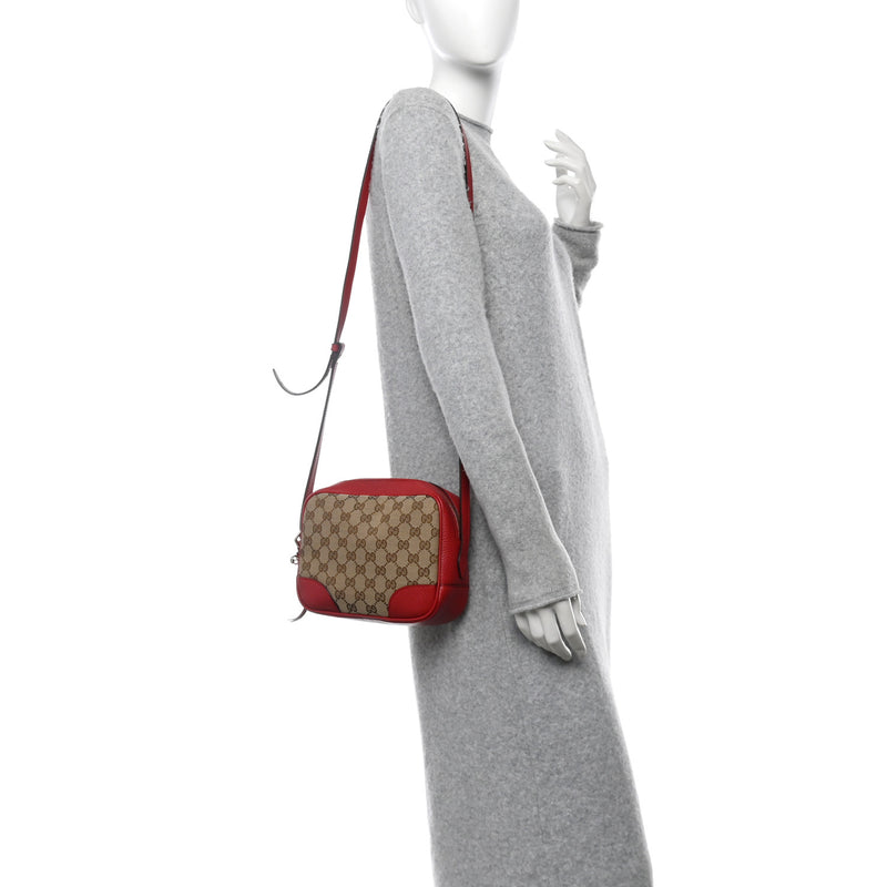 Gucci Mini Bree Messenger Bag Red