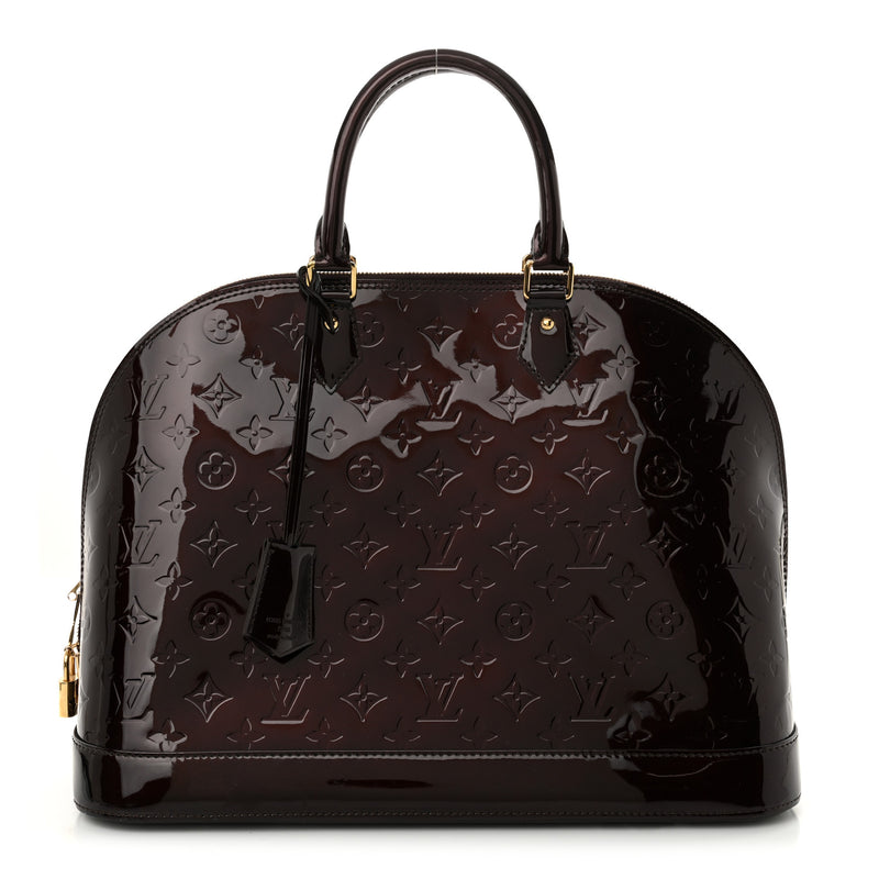Louis Vuitton Vernis Alma Gm Amarante
