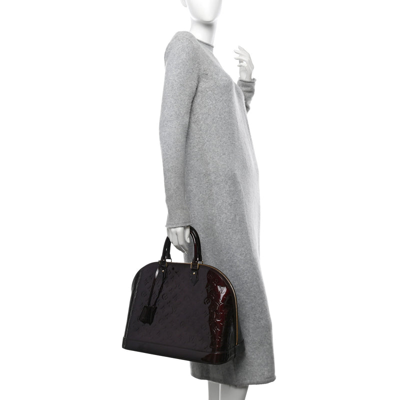 Louis Vuitton Vernis Alma Gm Amarante