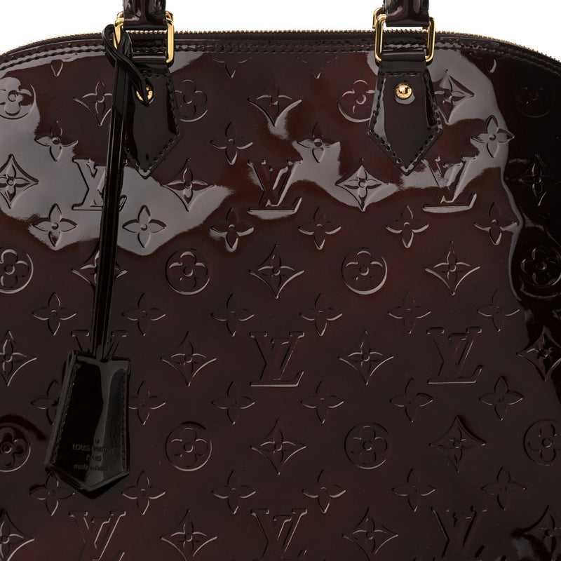 Louis Vuitton Vernis Alma Gm Amarante