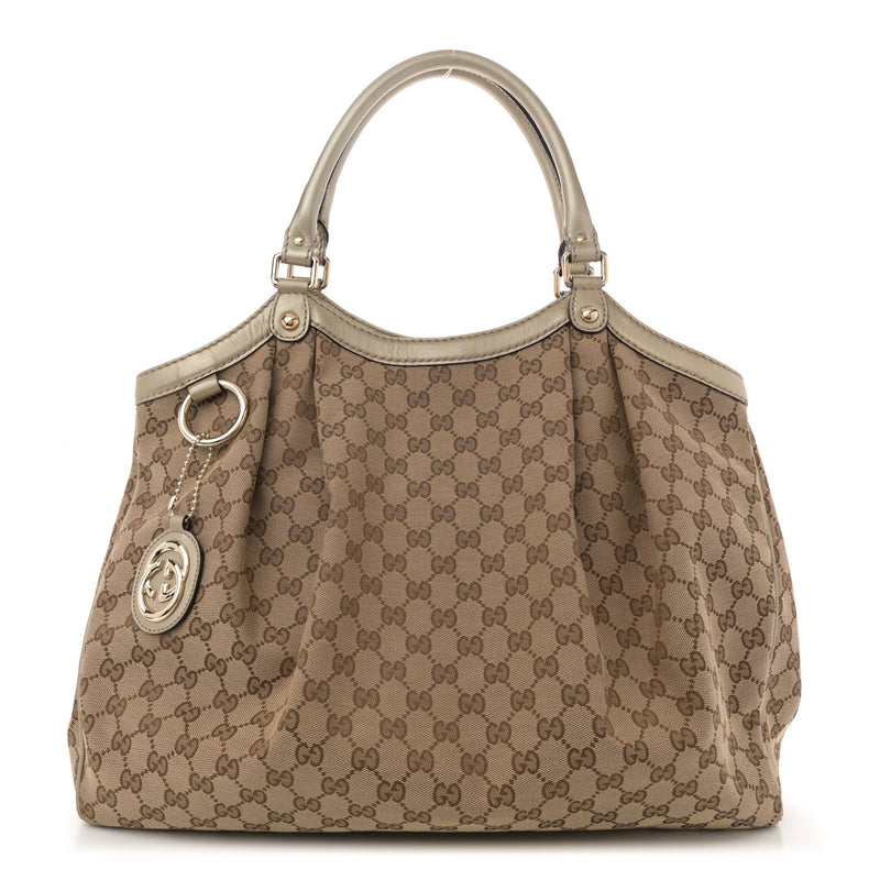 Gucci Metallic Large Sukey Tote
