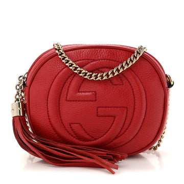 Gucci Pebbled Calfskin Mini Soho Chain