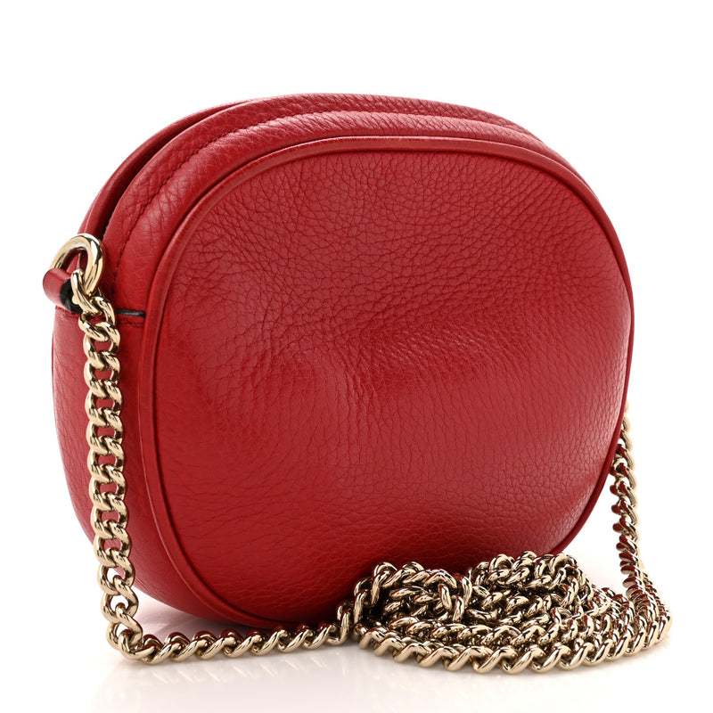 Gucci Pebbled Calfskin Mini Soho Chain