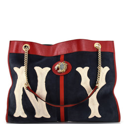 Gucci Rajah Chain Tote Suede With