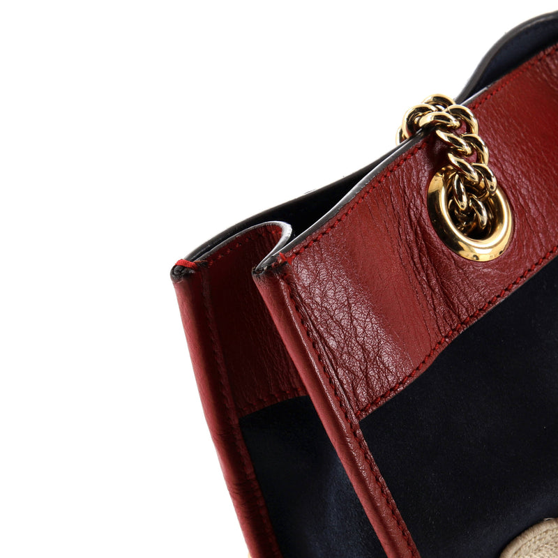 Gucci Rajah Chain Tote Suede With