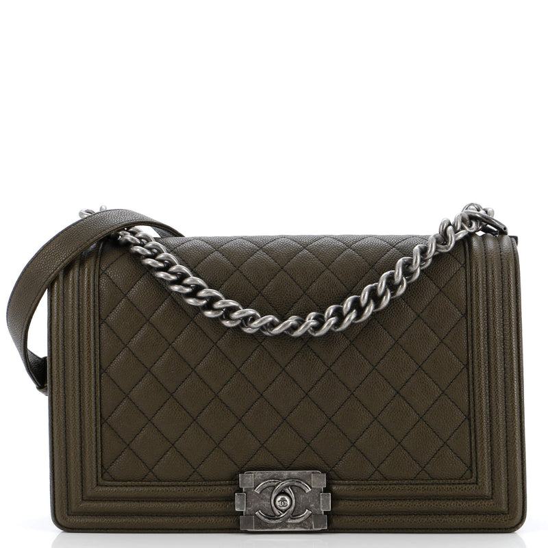 Chanel So Black Boy Flap Bag Quilted
