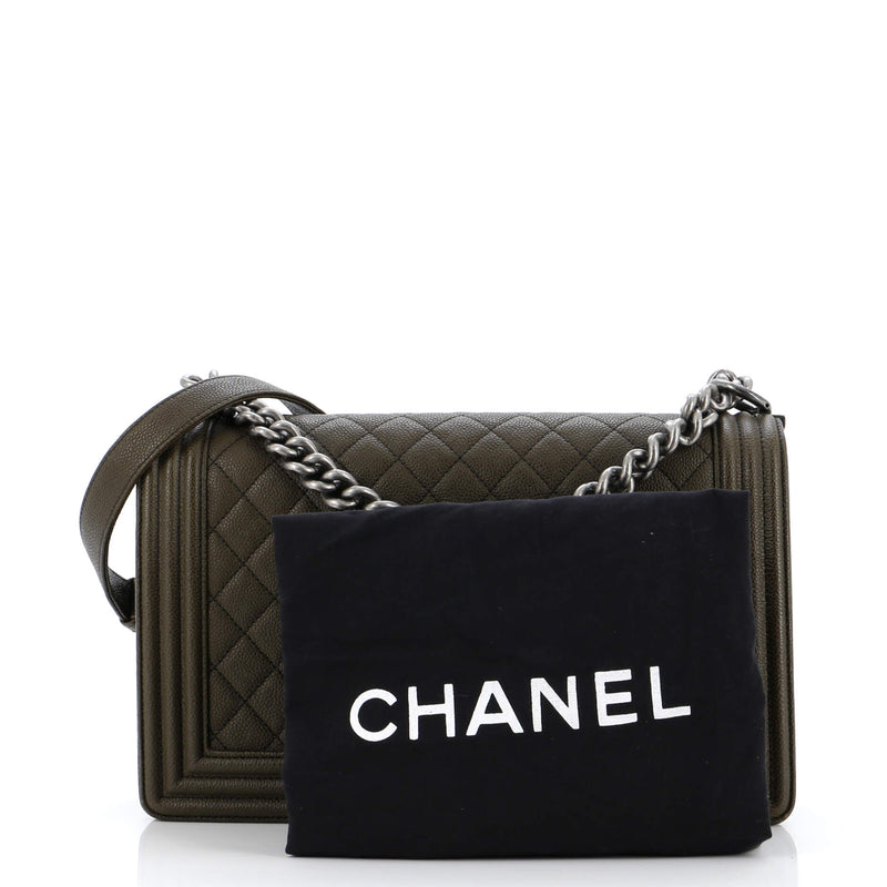 Chanel So Black Boy Flap Bag Quilted