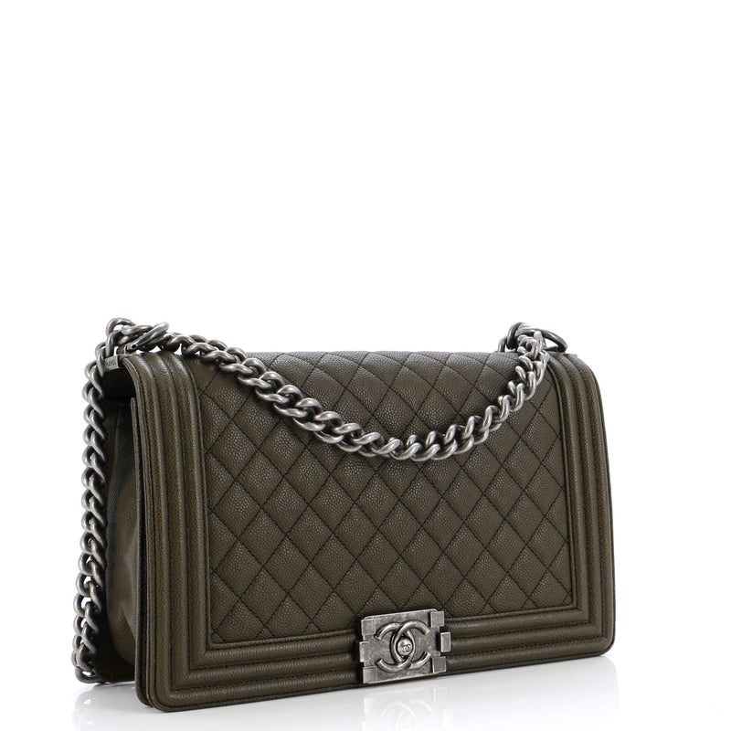 Chanel So Black Boy Flap Bag Quilted