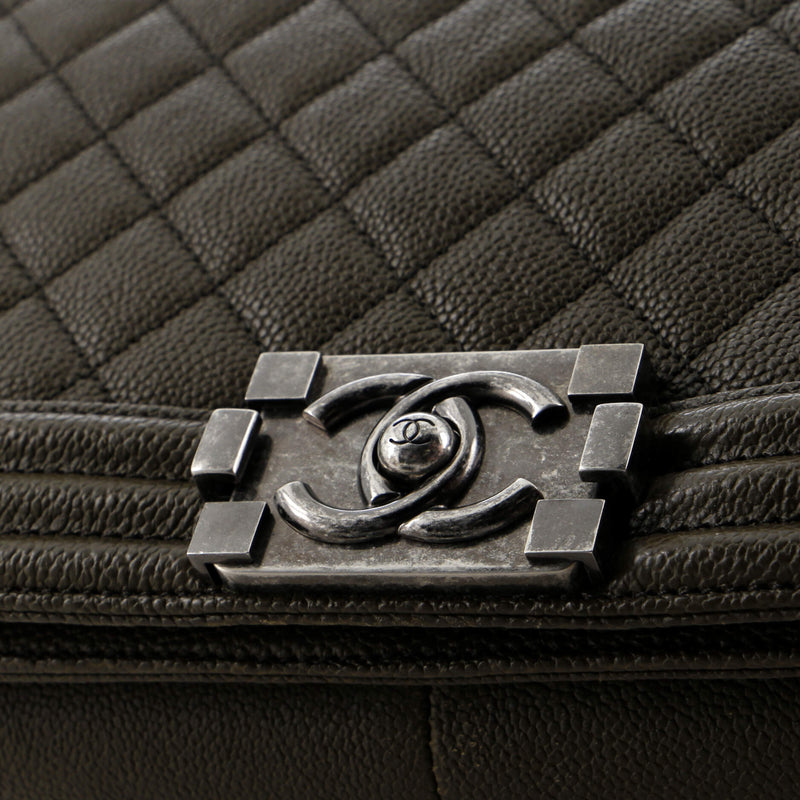 Chanel So Black Boy Flap Bag Quilted